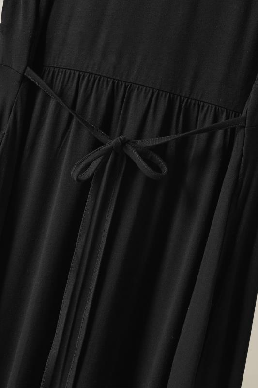 EVANS Plus Size Black Midaxi Dress | Evans 8