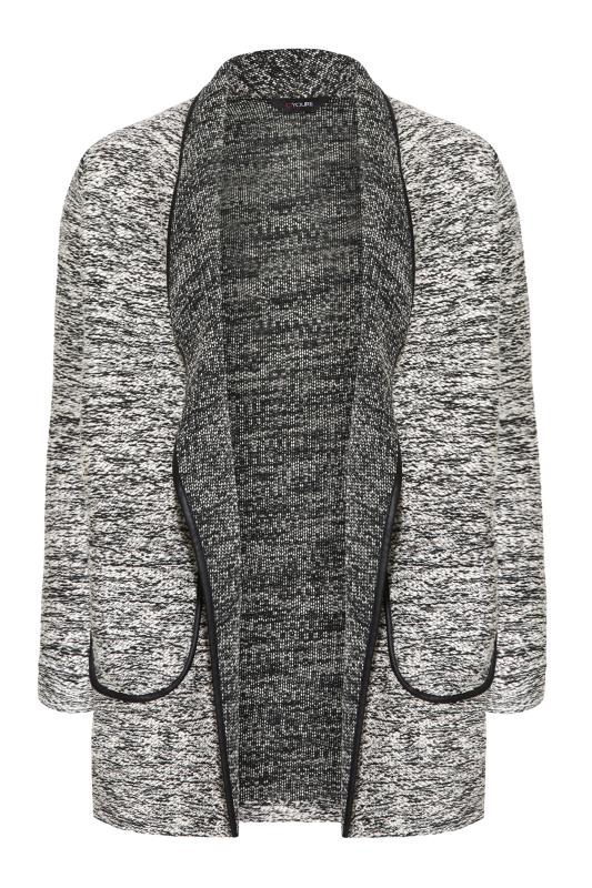 Grey Boucle Knitted Cardigan_F.jpg