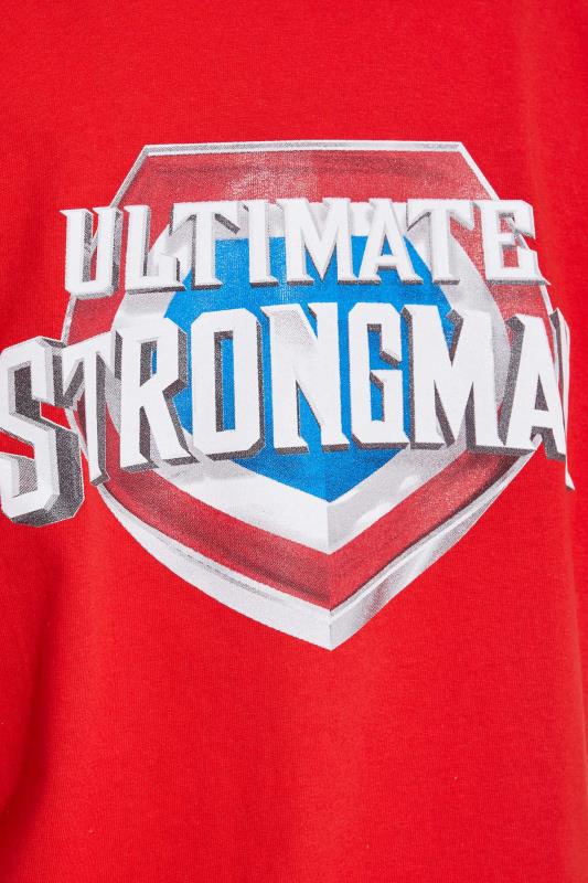 BadRhino Boys Red Ultimate Strongman T-Shirt 3