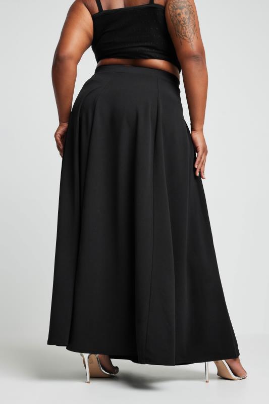 YOURS Plus Size Panelled Maxi Skirt | Yours Clothing 3