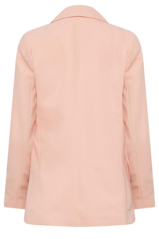 M&Co Pink Tailored Button Blazer | M&Co 8