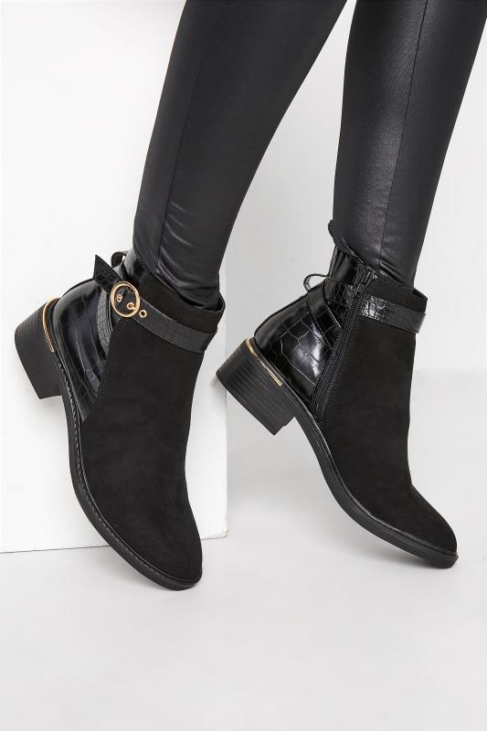 LTS Black Buckle Strap Ankle Boots_M.jpg