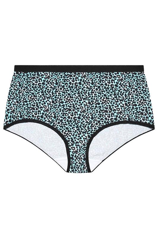 YOURSET 5 PACK Plus Size Blue Animal Star Full Briefs | Yours Clothing 6