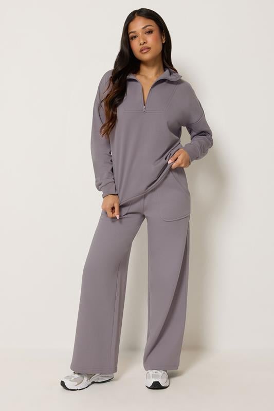  PixieGirl Petite lilapaarse joggingbroek met wijde pijpen