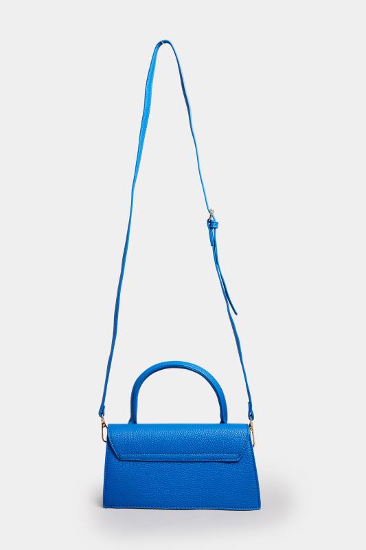 Cobalt Blue Top Handle Crossbody Bag | Yours Clothing  5