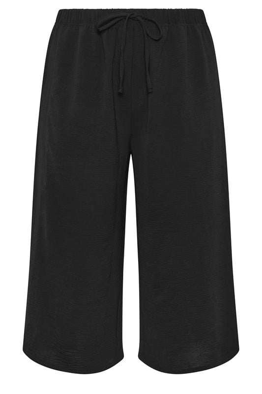 YOURS Plus Size Black Culottes | Yours Clothing 5