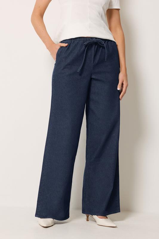 LTS Tall Women's Indigo Blue Straight Leg Jeans | Long Tall Sally 1