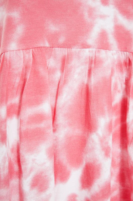 Curve Pink Tie Dye Peplum Vest Top_S.jpg