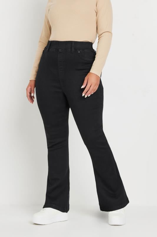  YOURS Curve Black Bootcut Jeggings