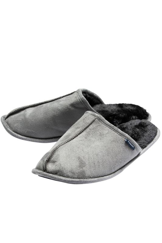 FARAH Grey Mule Slippers 2