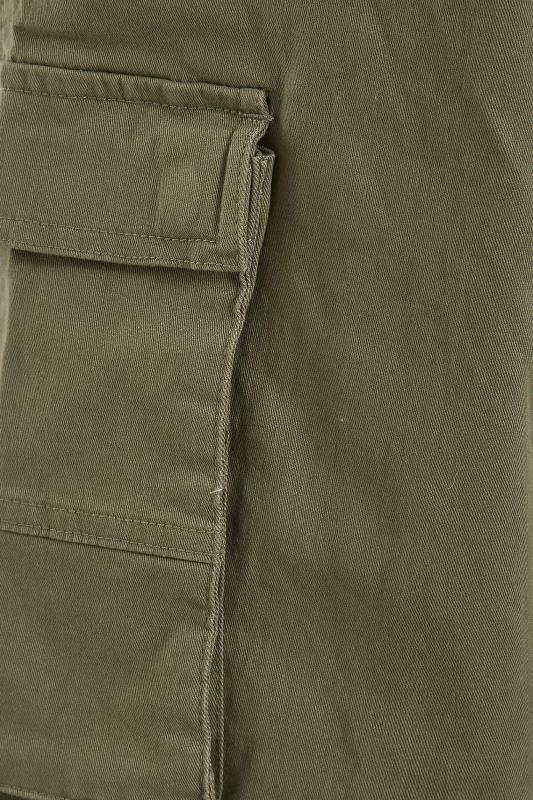 BadRhino Khaki Green Stretch Cargo Trousers | BadRhino 4