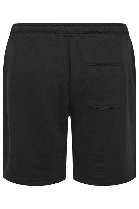 LYLE & SCOTT Big & Tall Black Jogger Shorts | BadRhino 4