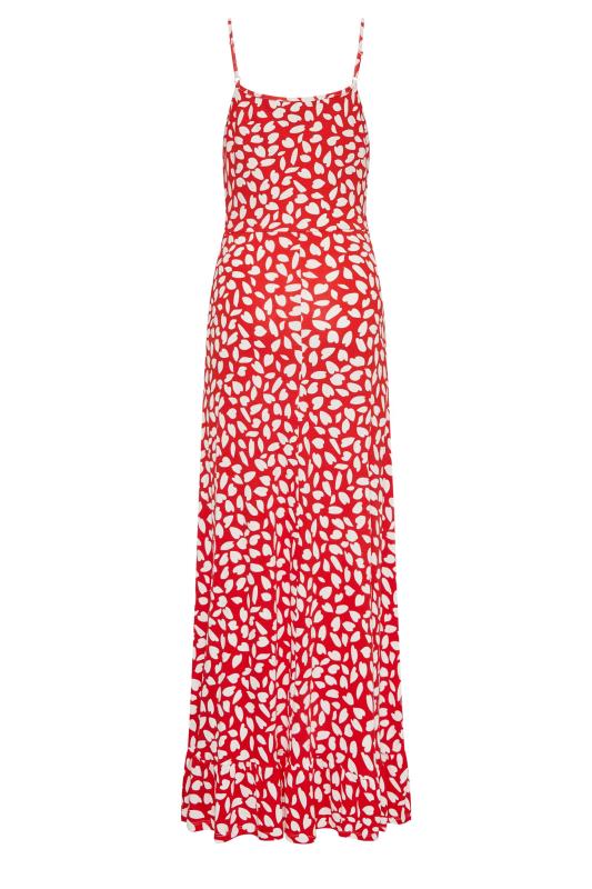 LTS Tall Women's Red Animal Markings Strappy Tie Front Dress | Long Tall Sally 7