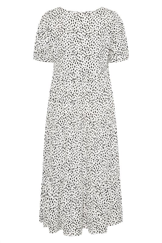 LIMITED COLLECTION Curve White Animal Markings Smock Tier Dress_Y.jpg