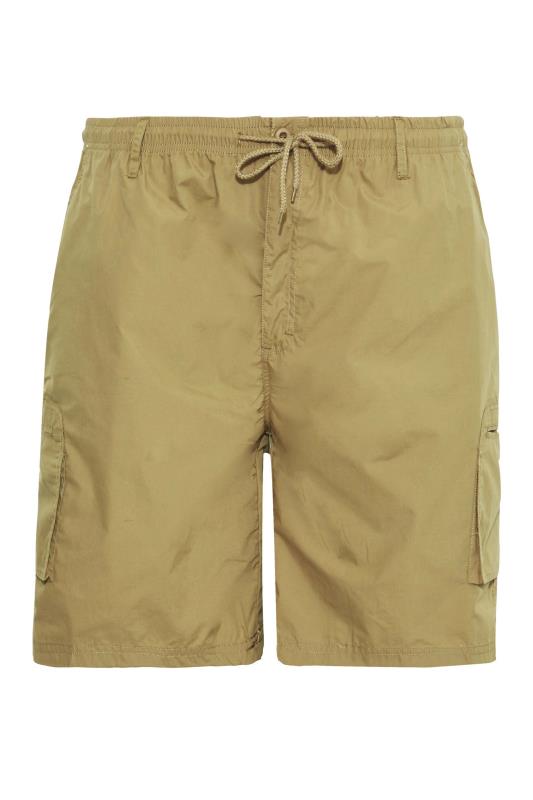 Plus Size  D555 Big & Tall Brown Cargo Shorts