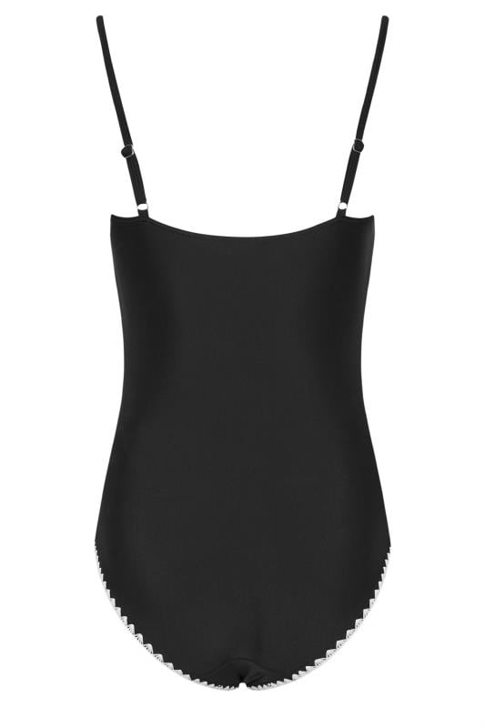 LTS Tall Black Stitched Swimsuit | Long Tall Sally 7