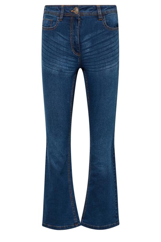 Petite Mid Blue ISLA Bootcut Jeans | PixieGirl 4