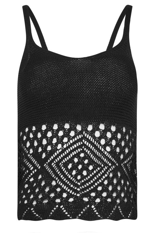 PixieGirl Black Crochet Vest Top | PixieGirl 6