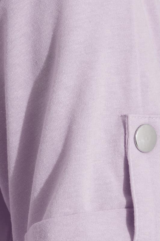 Tall Women's LTS Lilac Purple Short Sleeve Pocket T-Shirt | Long Tall Sally 5