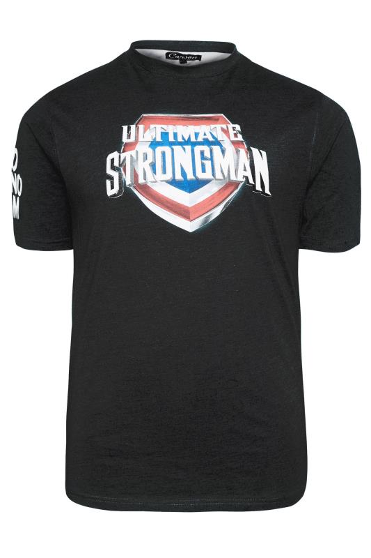 BadRhino Big & Tall Black Ultimate Strongman T-Shirt 3