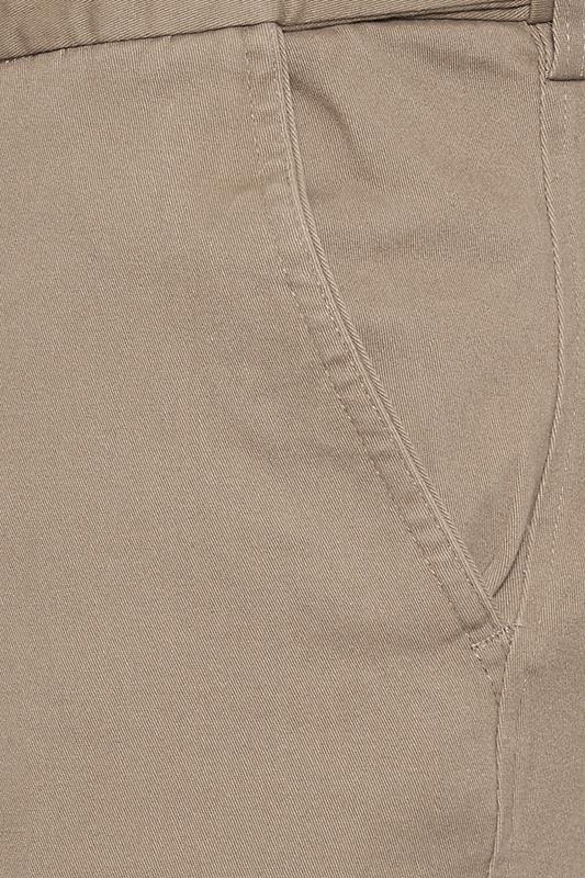 D555 Big & Tall Stone Brown Stretch Chinos | BadRhino 5