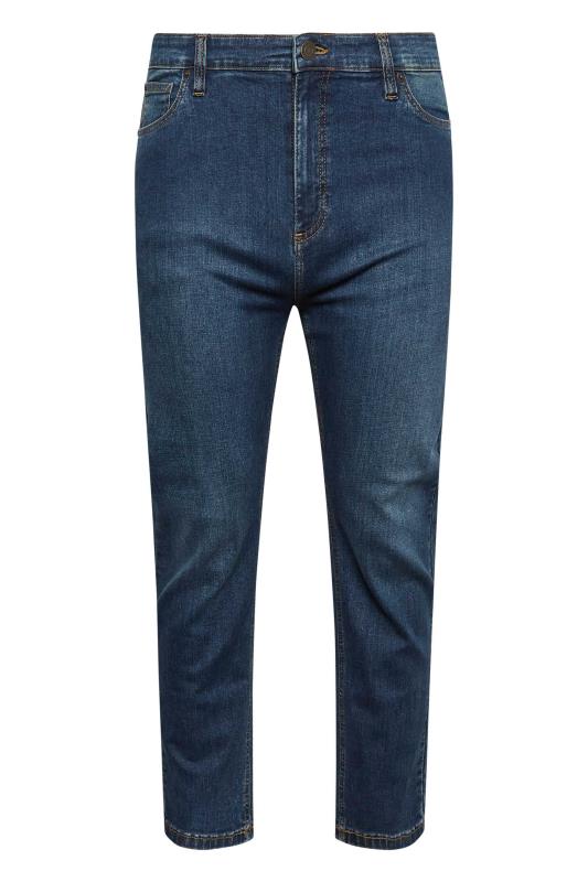 Men's  BadRhino Big & Tall Indigo Mid Blue Stretch Jeans