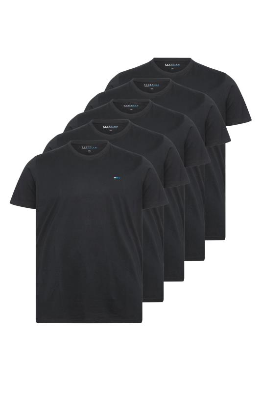 BadRhino Big & Tall 5 PACK Black Cotton T-Shirts_XS.jpg