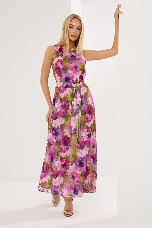 STAR Pink Floral Tassel Detail Dress | StarByJM 1