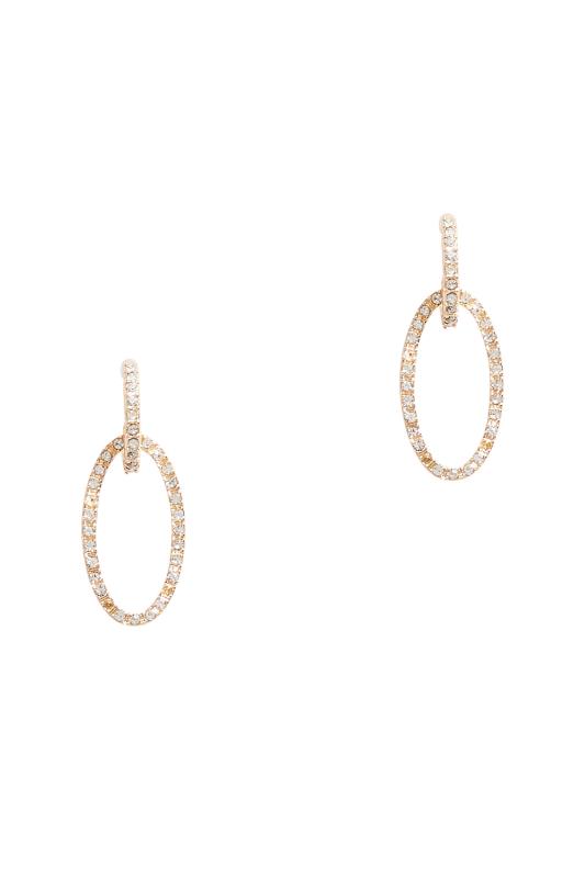 Gold Tone Diamante Hoop Link Earrings_AM.jpg