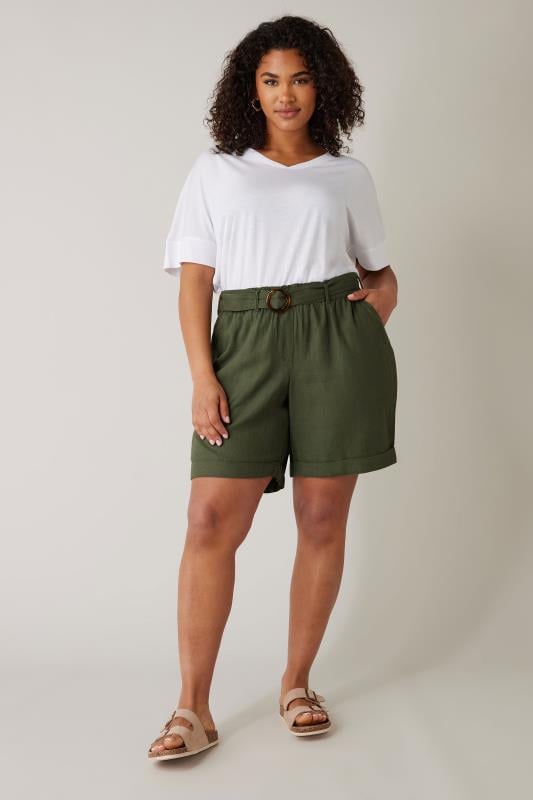 Fashion Long Short Khaki 3