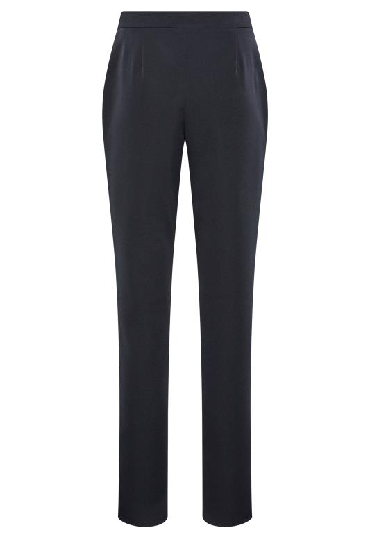 LTS Tall Women's Navy Blue Scuba Crepe Slim Leg Trousers | Long Tall Sally 5