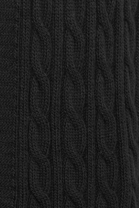 YOURS Plus Size Black Maxi Longline Cardigan | Yours Clothing 5