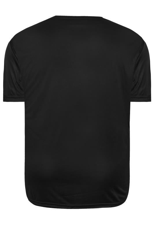 D555 Big & Tall Black Dry Wear T-Shirt | BadRhino 4