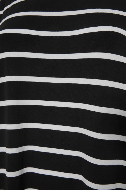 Black & White Striped Oversized T-Shirt Dress_S.jpg