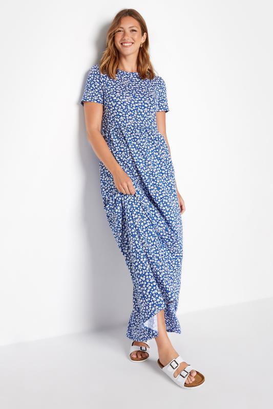 LTS Tall Women's Blue Ditsy Print Maxi Dress | Long Tall Sally  2