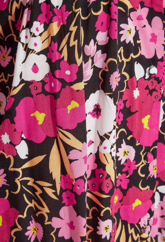 Tall Women's LTS Pink Floral Print Shirt | Long Tall Sally  5
