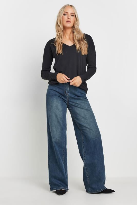 Tall  MADE FOR GOOD Blue Wash Wide Leg Jeans