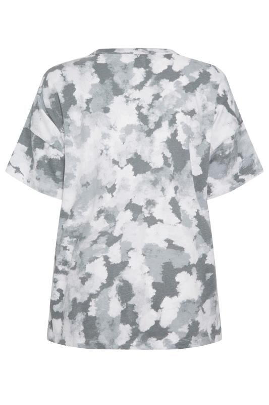 LIMITED COLLECTION Plus Size Grey Camo Print T-Shirt