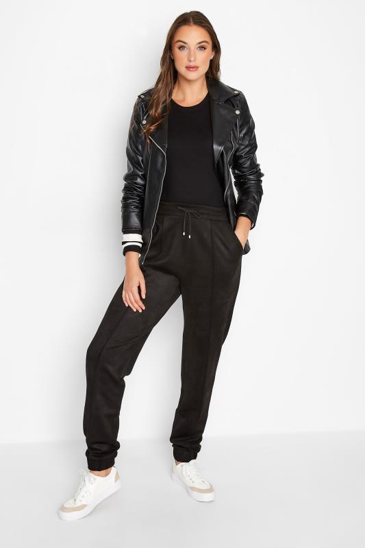 LTS Tall Women's Black Faux Suede Joggers | Long Tall Sally 2