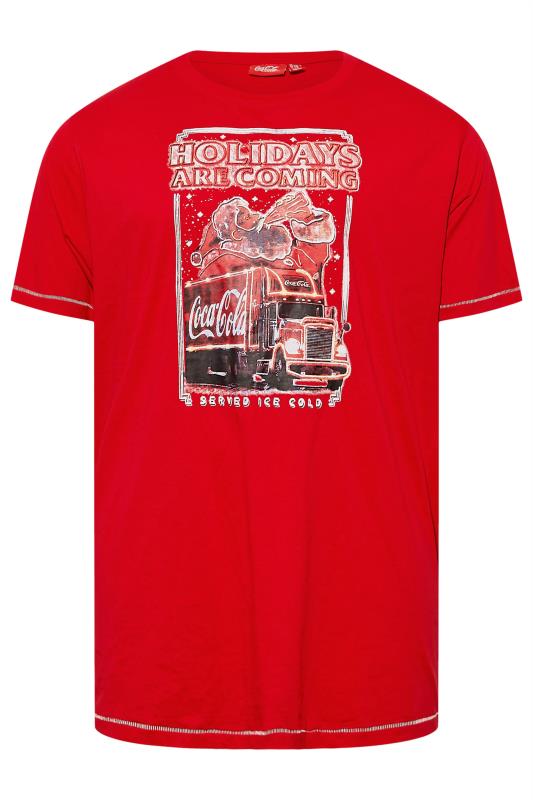D555 Big & Tall Red Coca Cola Christmas T-Shirt 3
