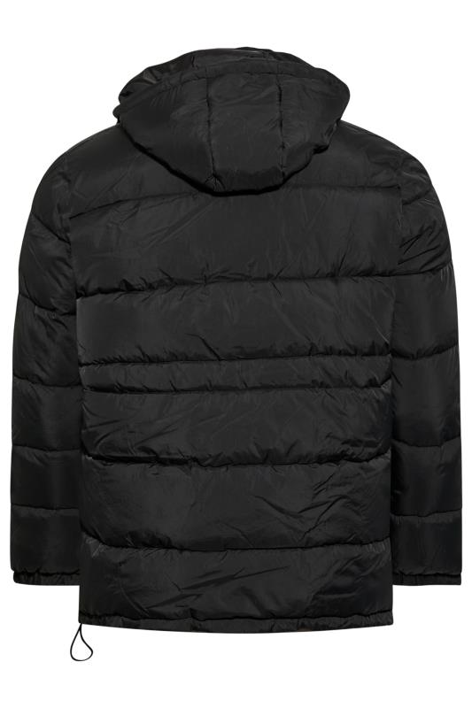 BadRhino Big & Tall Black Zip Puffer Jacket 3