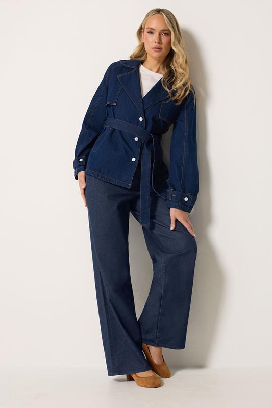  LTS Tall Indigo Blue Wide Leg Jeans