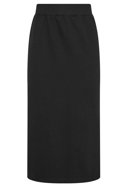 LTS Tall Women's Black Midi Sweat Skirt | Long Tall Sally 5