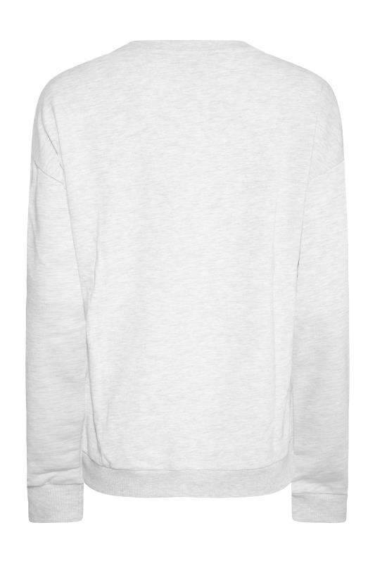 LTS Tall Grey Stud Detail Sweatshirt 7