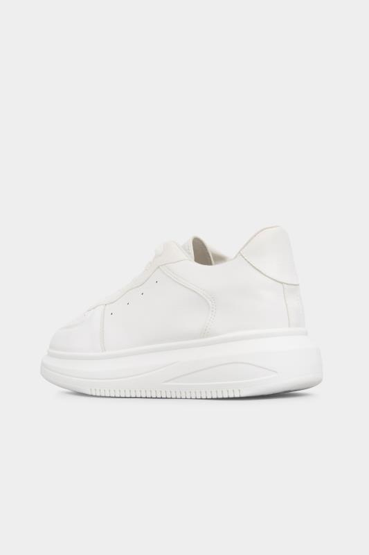 LIMITED COLLECTION White Platform Chunky Vegan Leather Trainers In Regular Fit_C.jpg