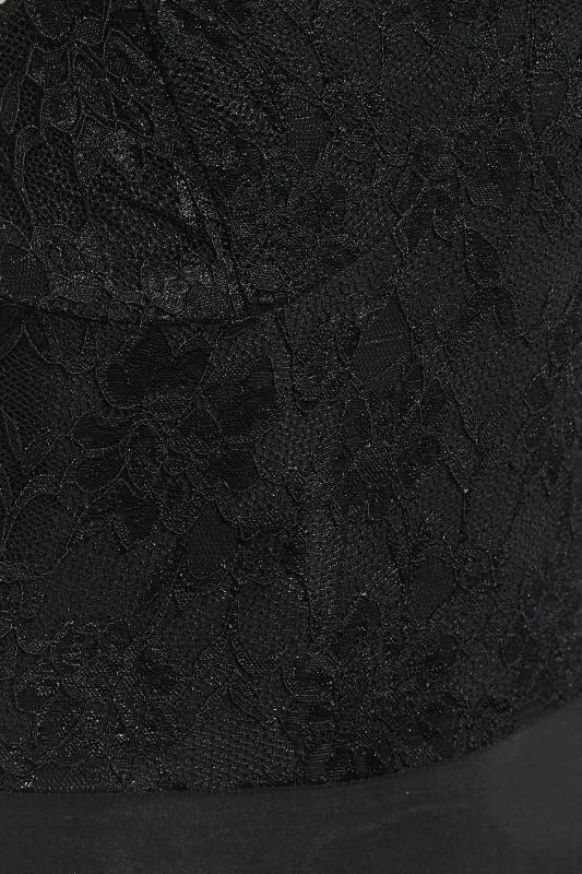 Petite Black Lace Bodysuit | PixieGirl  5