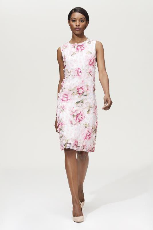 Karl Lagerfeld Paris Floral Applique Dress | Long Tall Sally