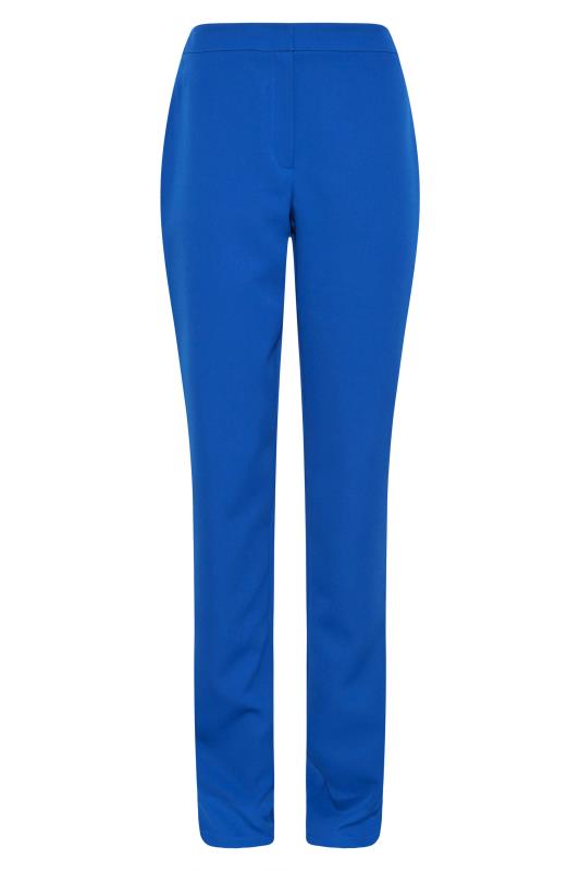 LTS Tall Cobalt Blue Scuba Slim Leg Trousers_F.jpg