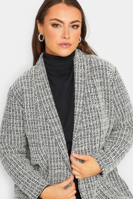 Plus Size  YOURS LUXURY Curve Grey Textured Cardigan