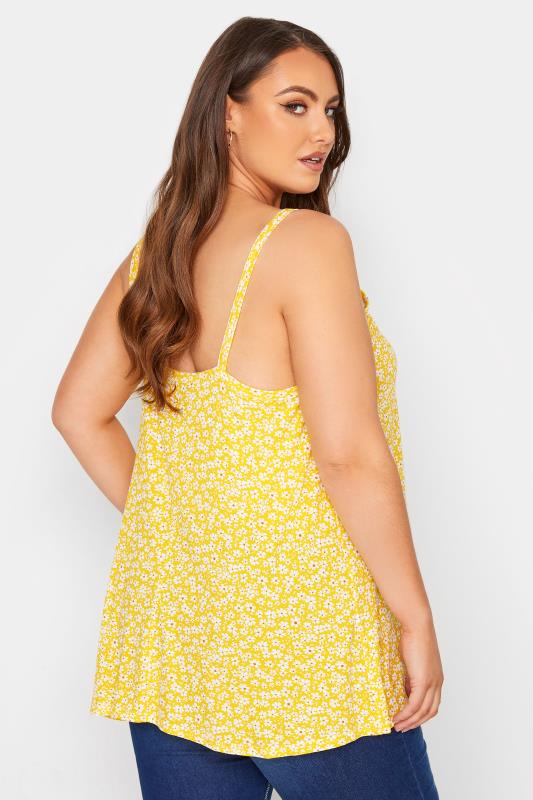 Curve Yellow Daisy Swing Cami Top 3